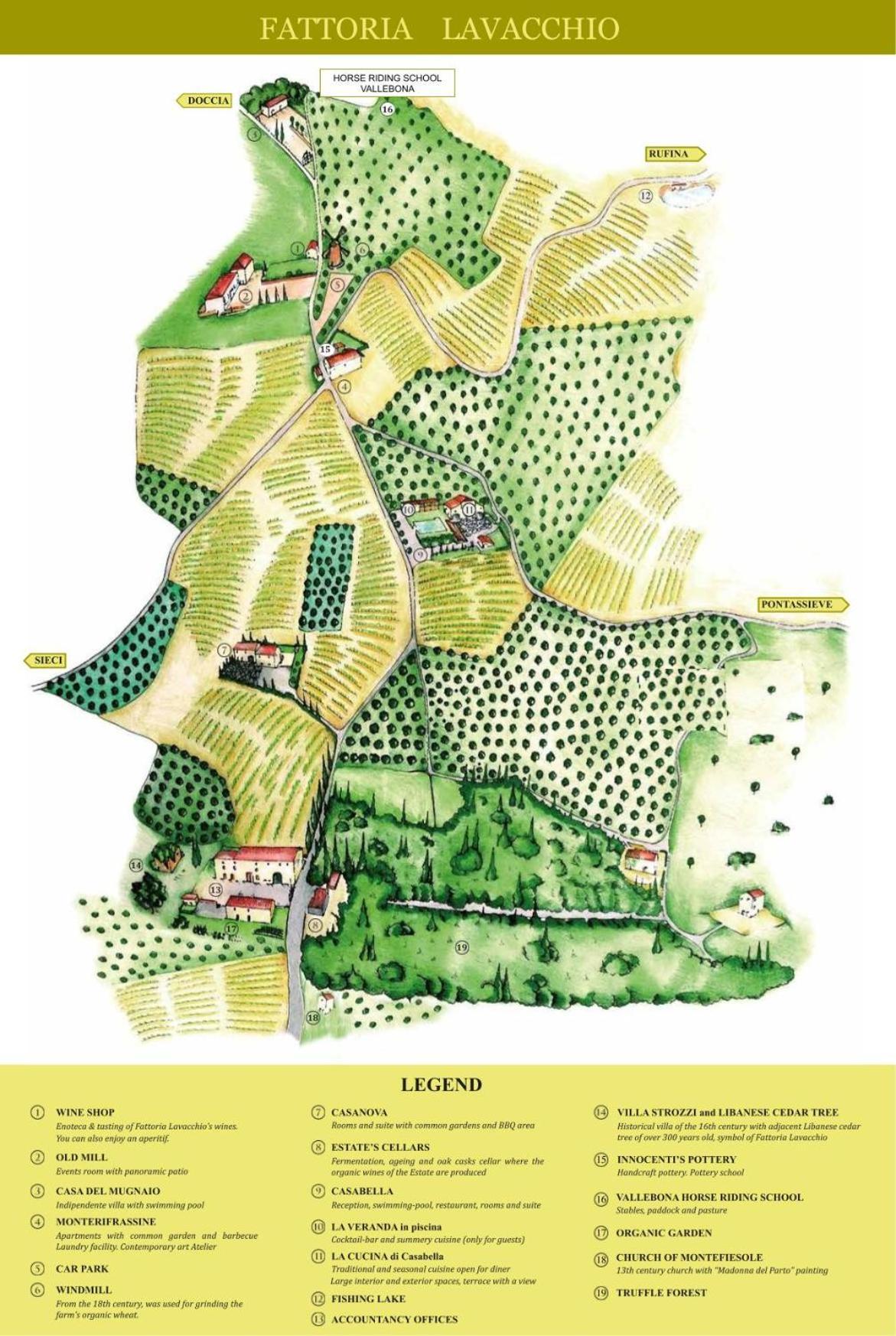 Fattoria Lavacchio Alloggio per agriturismo